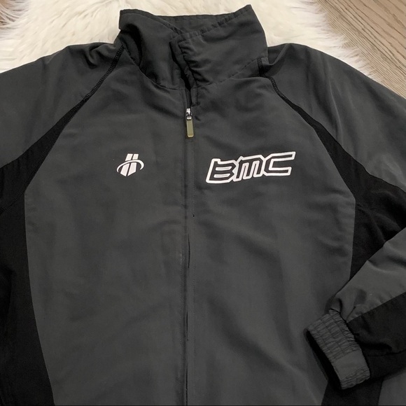 π₯ BMC Hincapie Menβs Cycling Jacket Sz M Gray Black - Picture 2 of 11